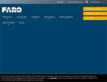 Tablet Screenshot of faro.com